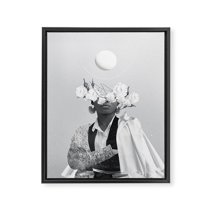 The power of your Contrast Framed Canvas Print Gallery Image 1