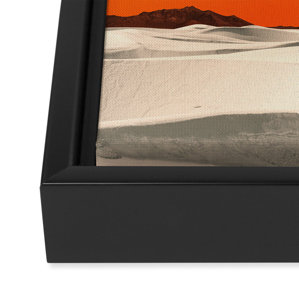 The road less travelled Framed Canvas Print Gallery Image 3