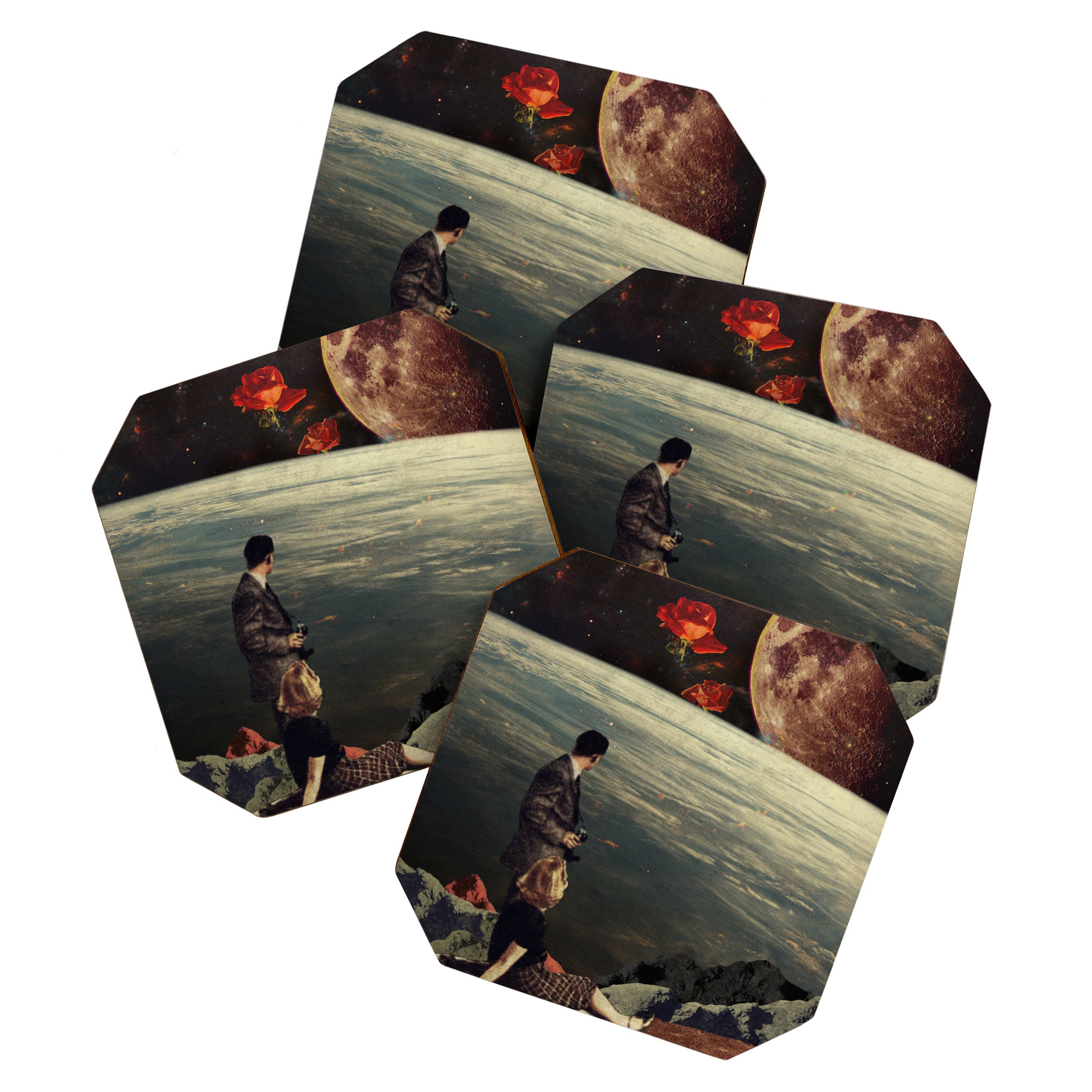 The Roses Came Coaster Gallery Image 1