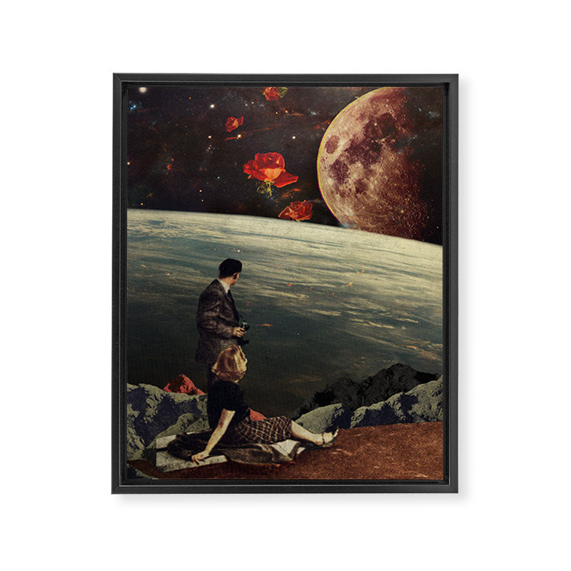 The Roses Came Framed Canvas Print Gallery Image 6