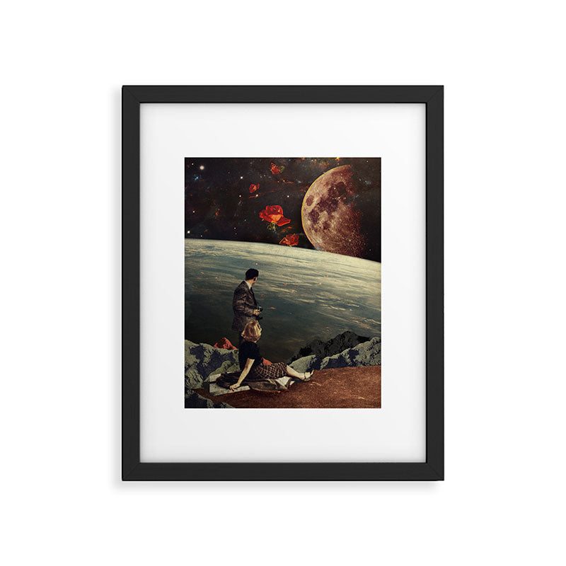 The Roses Came Framed Art Print Gallery Image 5
