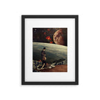 The Roses Came Framed Art Print Gallery Image 4