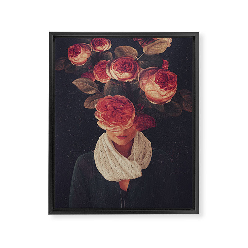 The smile of Roses Framed Canvas Print Gallery Image 6