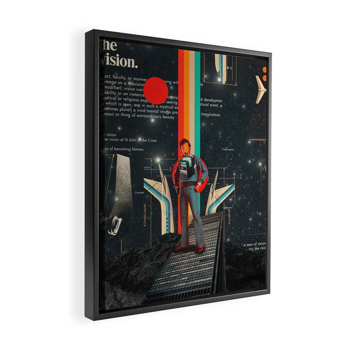 The Visionary Framed Canvas Print Gallery Image 2