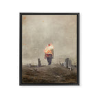 These cities burned my soul Framed Canvas Print Gallery Image 6
