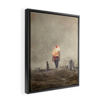 These cities burned my soul Framed Canvas Print Gallery Image 2