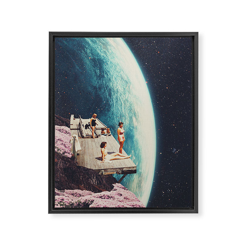 They are Expecting Us at Home Framed Canvas Print Gallery Image 6