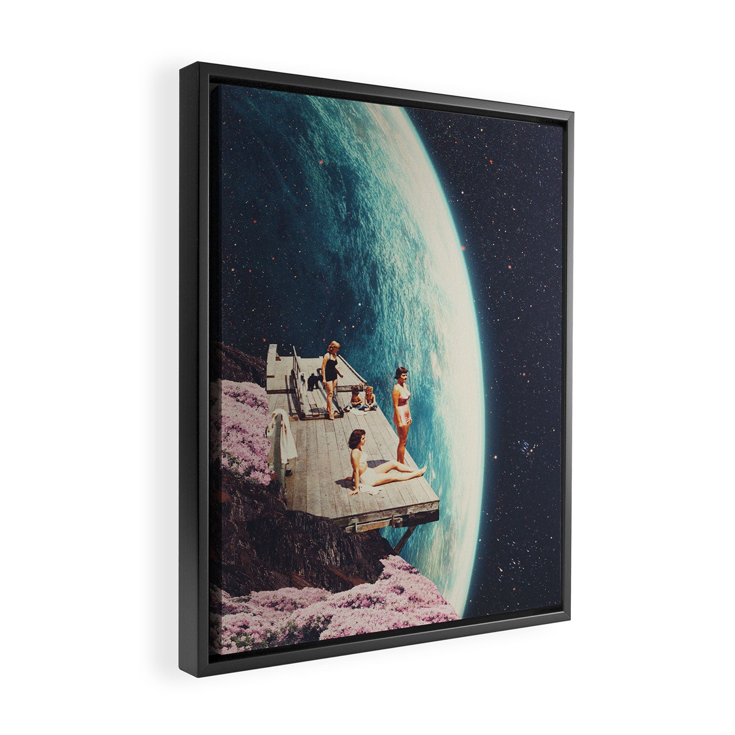 They are Expecting Us at Home Framed Canvas Print Gallery Image 2