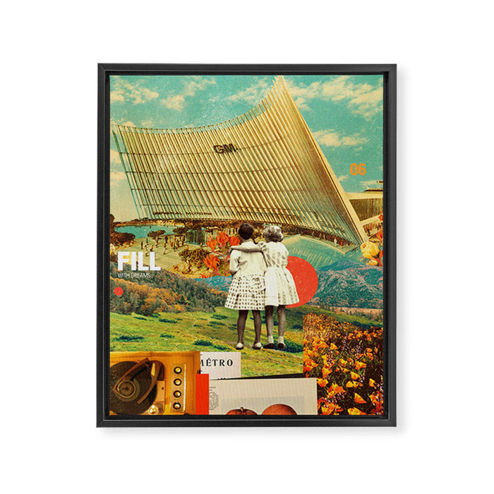 They Know Better Framed Canvas Print Gallery Image 1