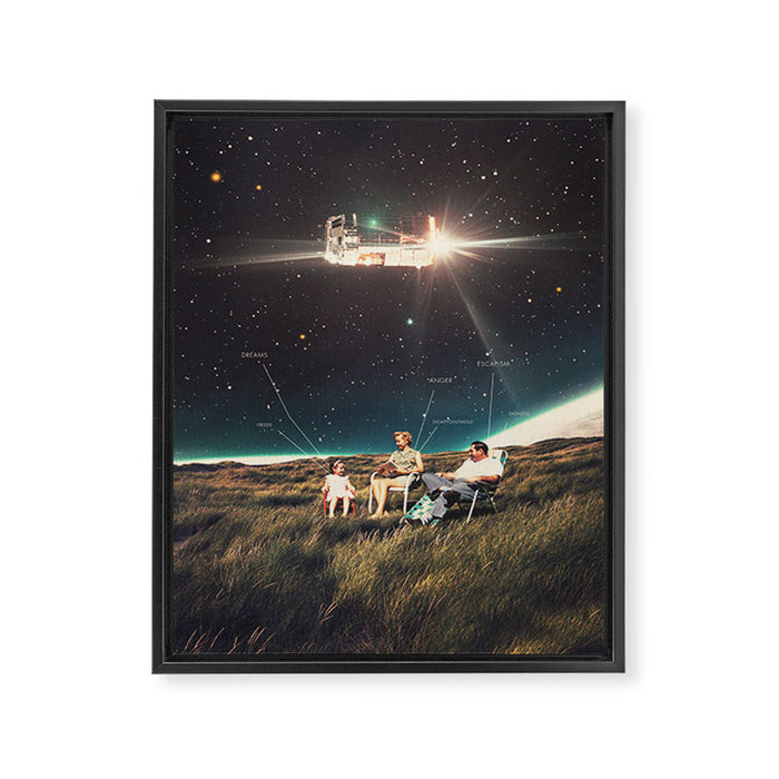 They know What We are thinking Framed Canvas Print Gallery Image 1