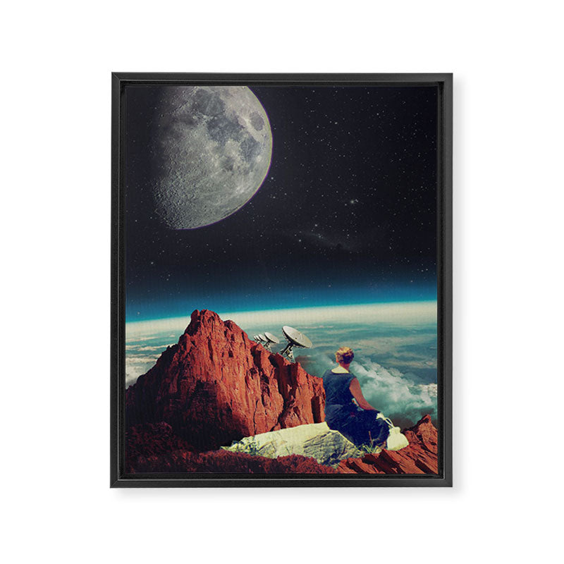 Those Evenings Framed Canvas Print Gallery Image 6