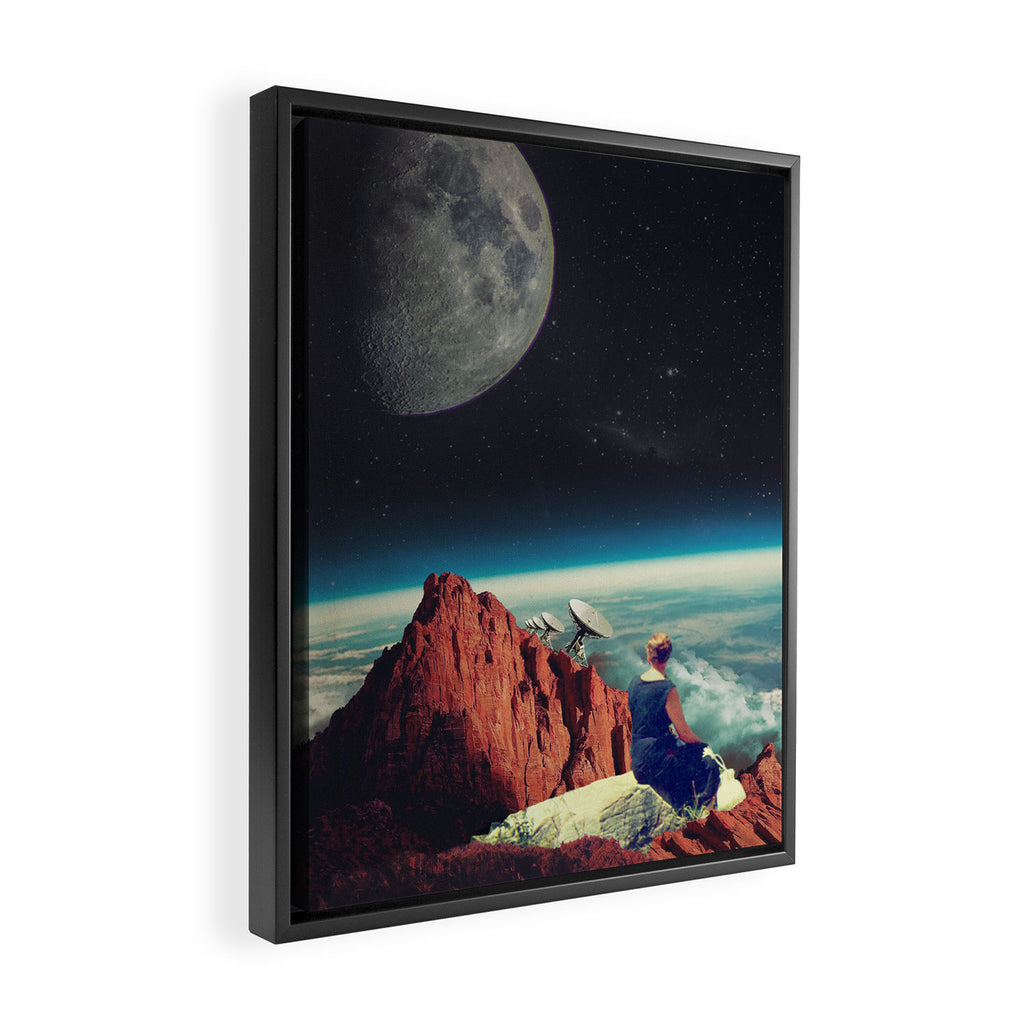 Those Evenings Framed Canvas Print Gallery Image 2