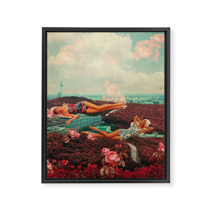 Those Pink Afternoons Framed Canvas Print Gallery Image 1