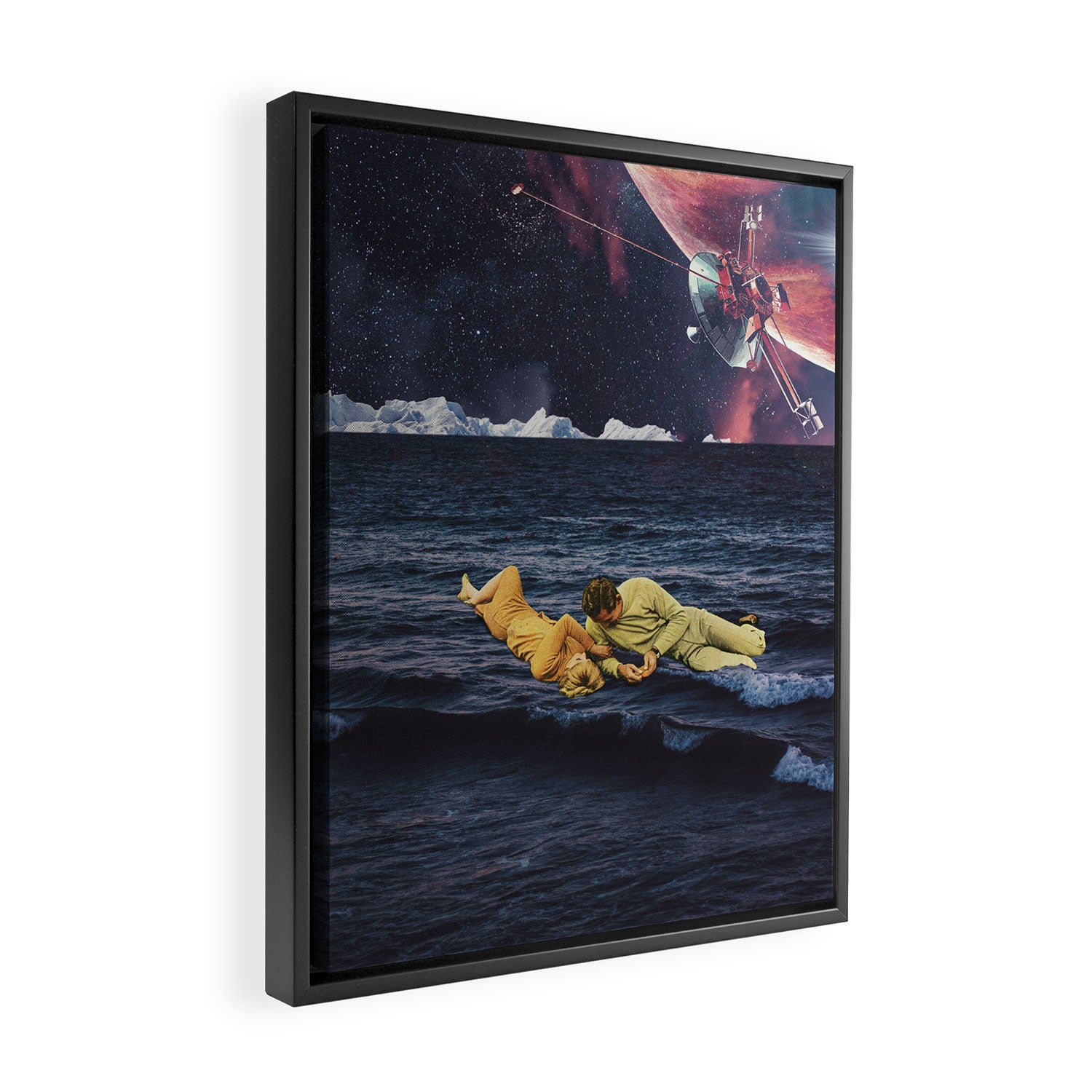 to be Reborn from a sea of Optimism Framed Canvas Print Gallery Image 2