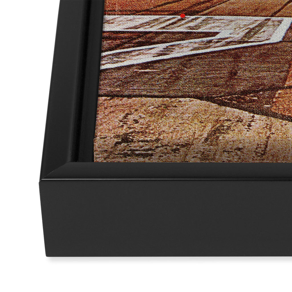 Tracing your Steps Framed Canvas Print Gallery Image 3