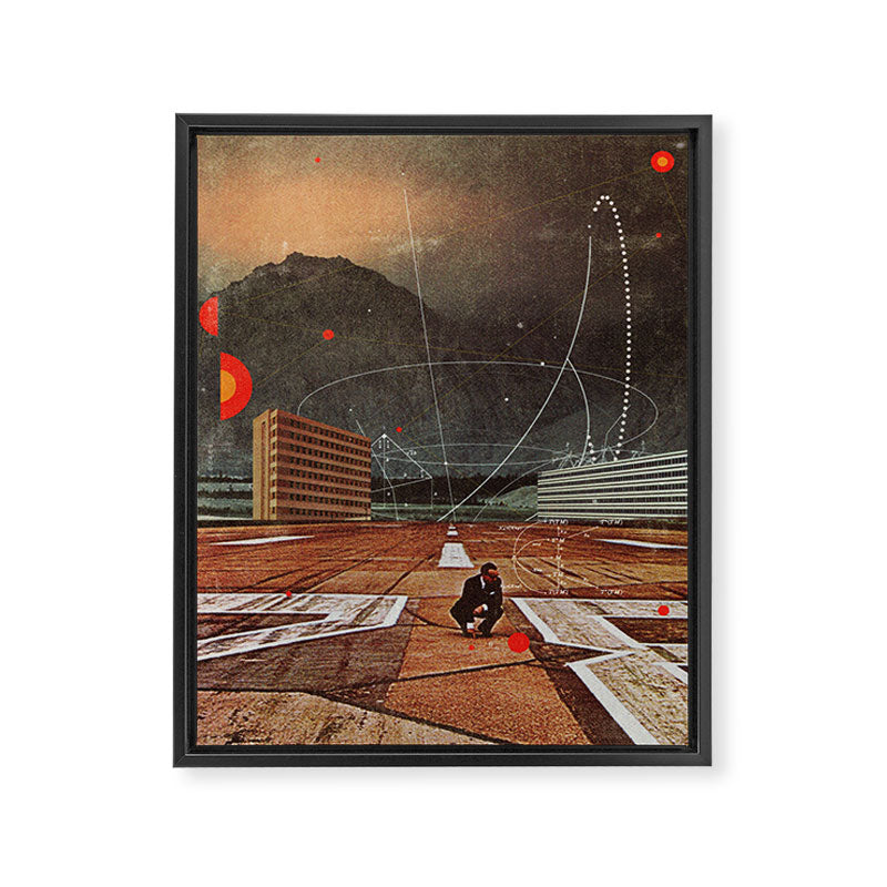 Tracing your Steps Framed Canvas Print Gallery Image 6