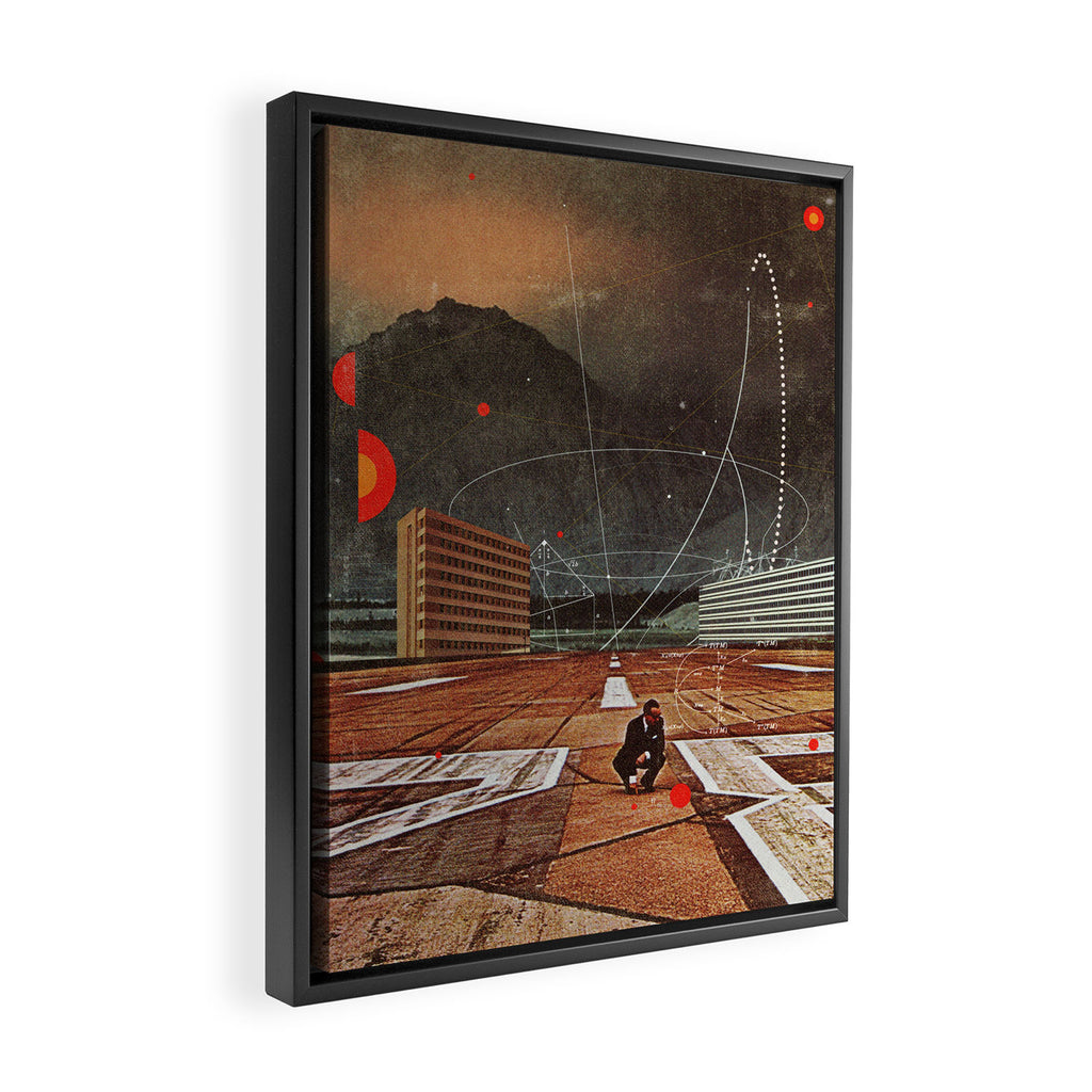 Tracing your Steps Framed Canvas Print Gallery Image 2