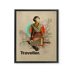 Traveller Framed Canvas Print Gallery Image 6