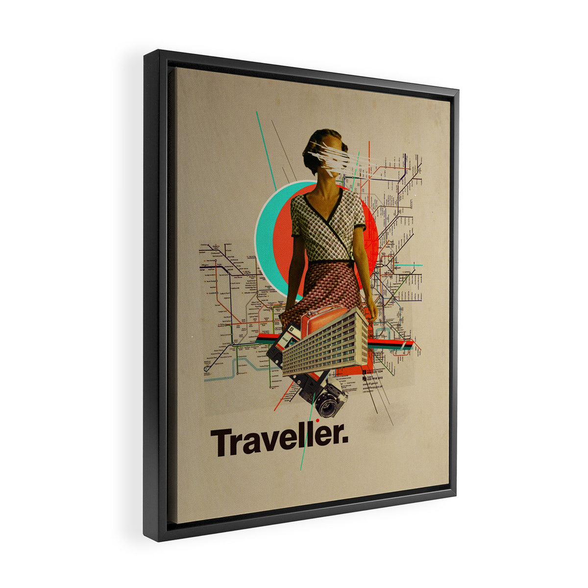Traveller Framed Canvas Print Gallery Image 2