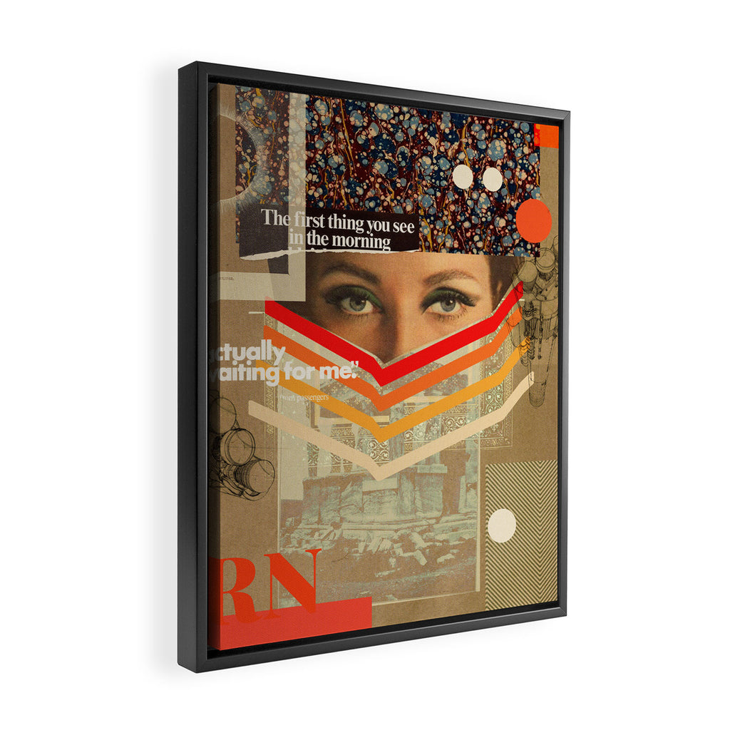 True Mornings Framed Canvas Print Gallery Image 2
