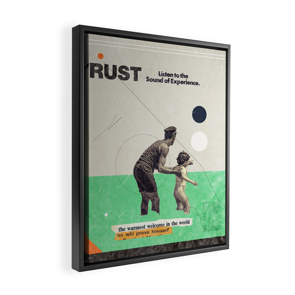Trust Framed Canvas Print Gallery Image 2