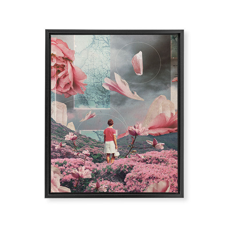 Trying to accept the Distance Framed Canvas Print Gallery Image 6