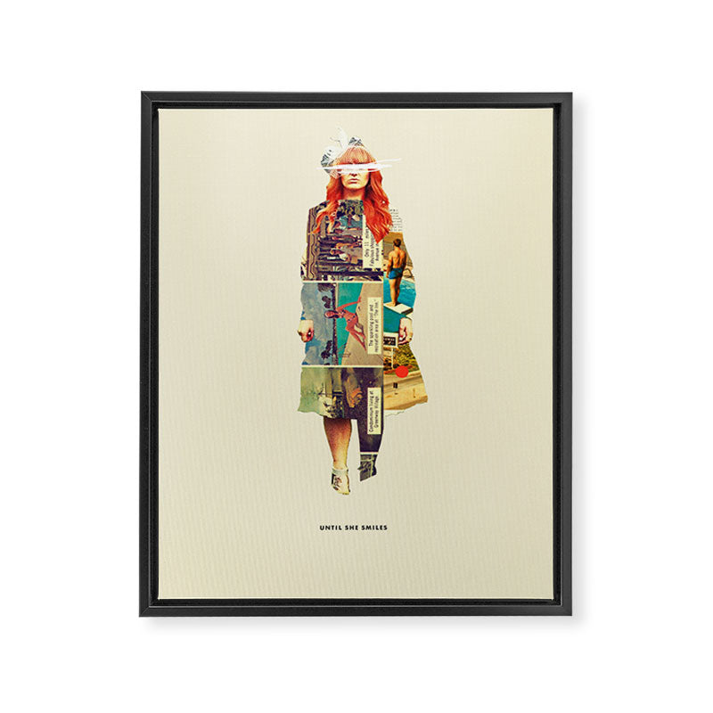 Until She Smiles Framed Canvas Print Gallery Image 6