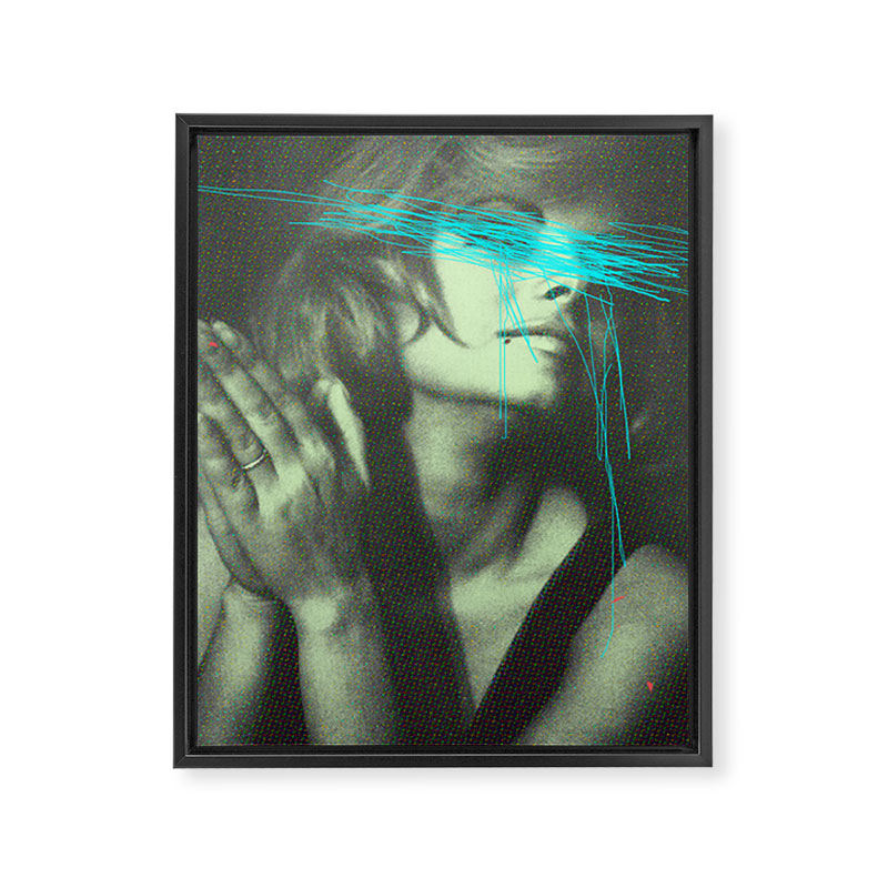 Untitled Woman Framed Canvas Print Gallery Image 6