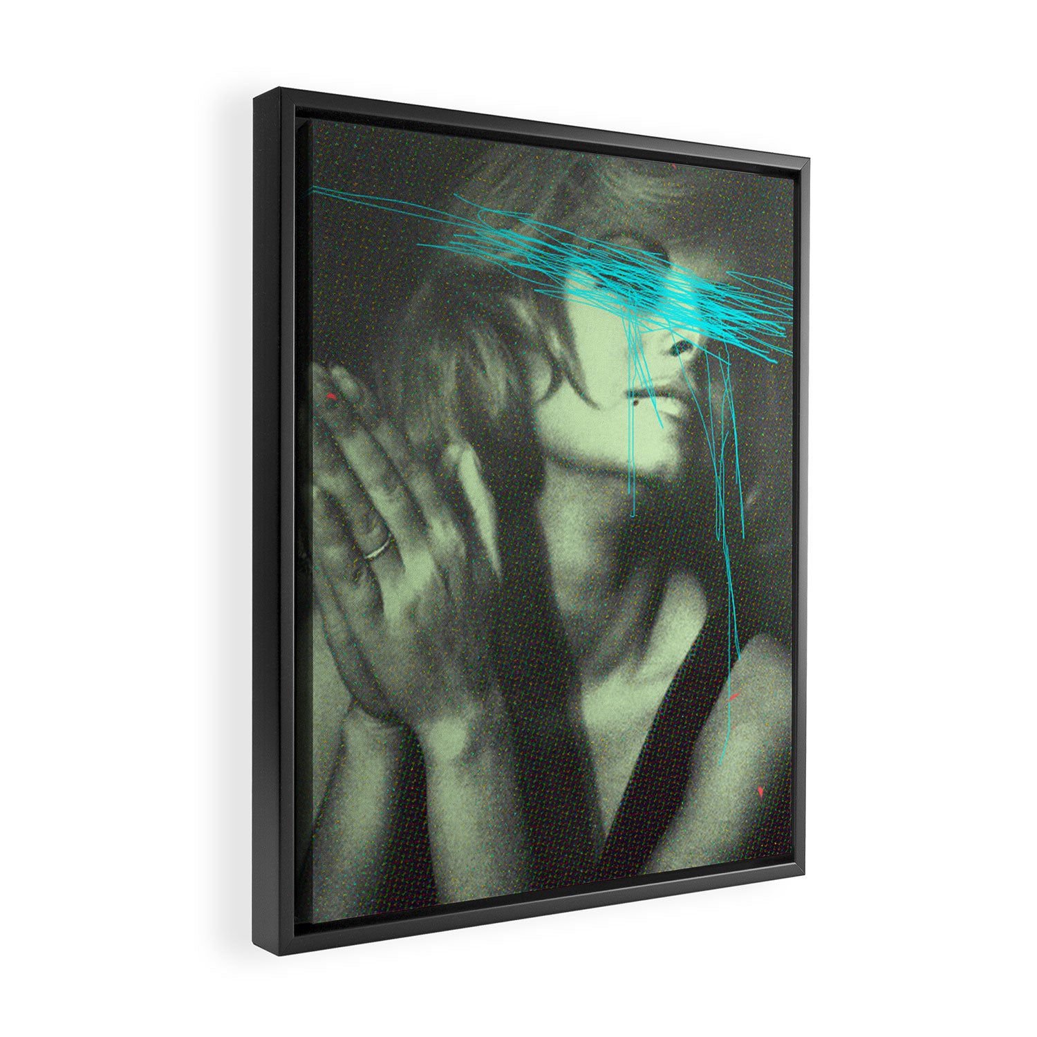 Untitled Woman Framed Canvas Print Gallery Image 2