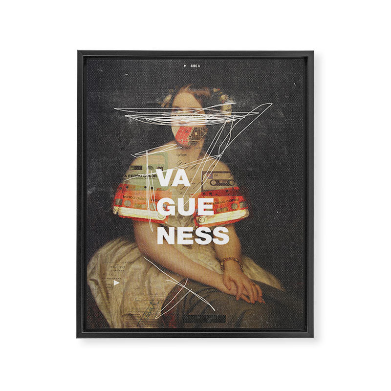 Vagueness Framed Canvas Print Gallery Image 6