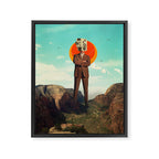Video404 Framed Canvas Print Gallery Image 6