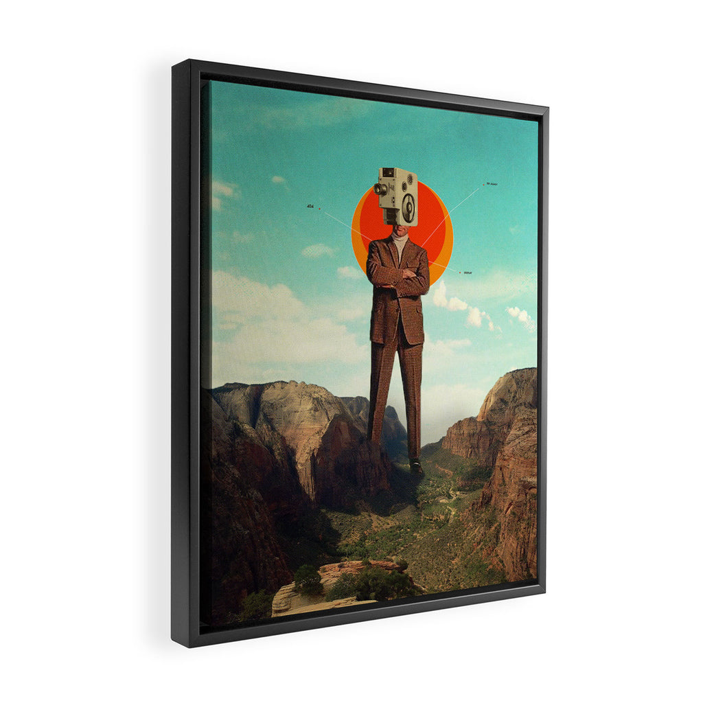 Video404 Framed Canvas Print Gallery Image 2