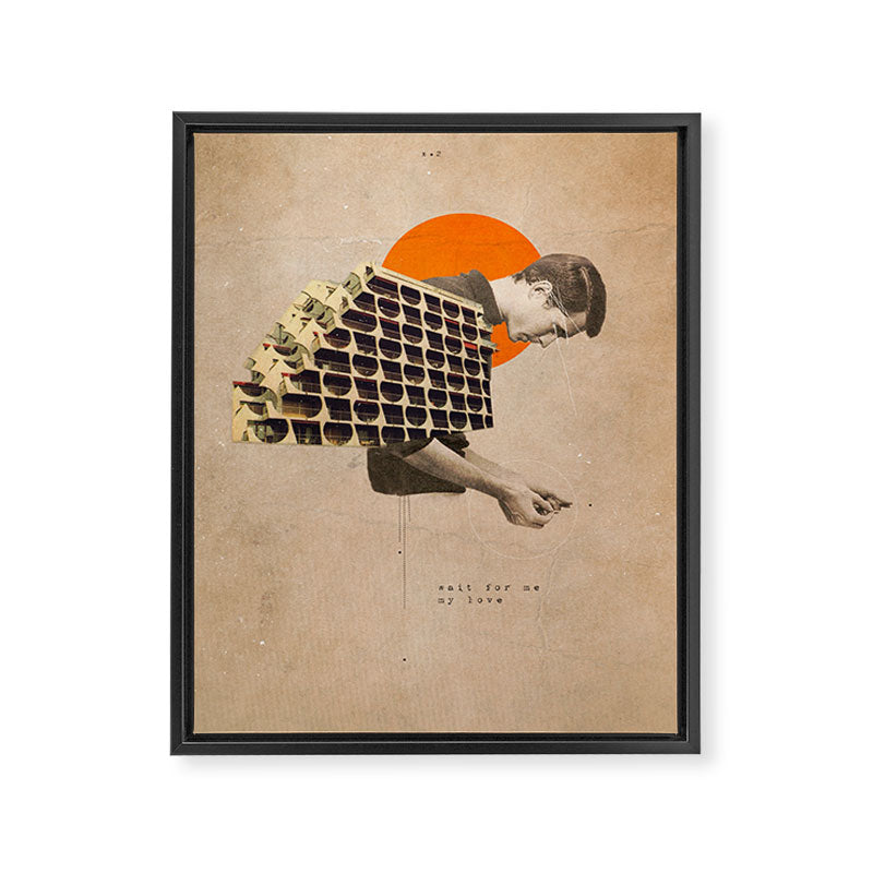 Wait For Me Framed Canvas Print Gallery Image 6