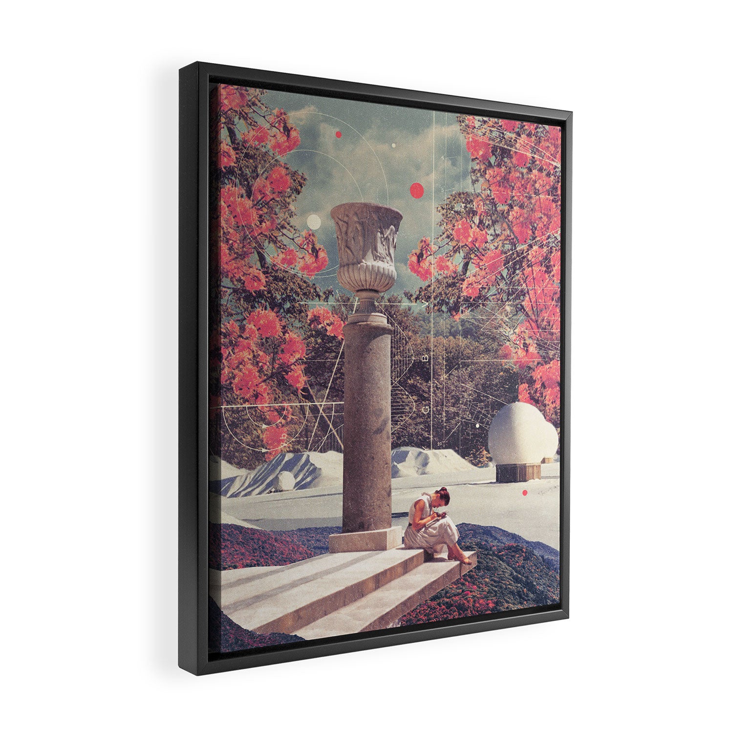 Waiting for my Loneliness to Forgive Me Framed Canvas Print Gallery Image 2