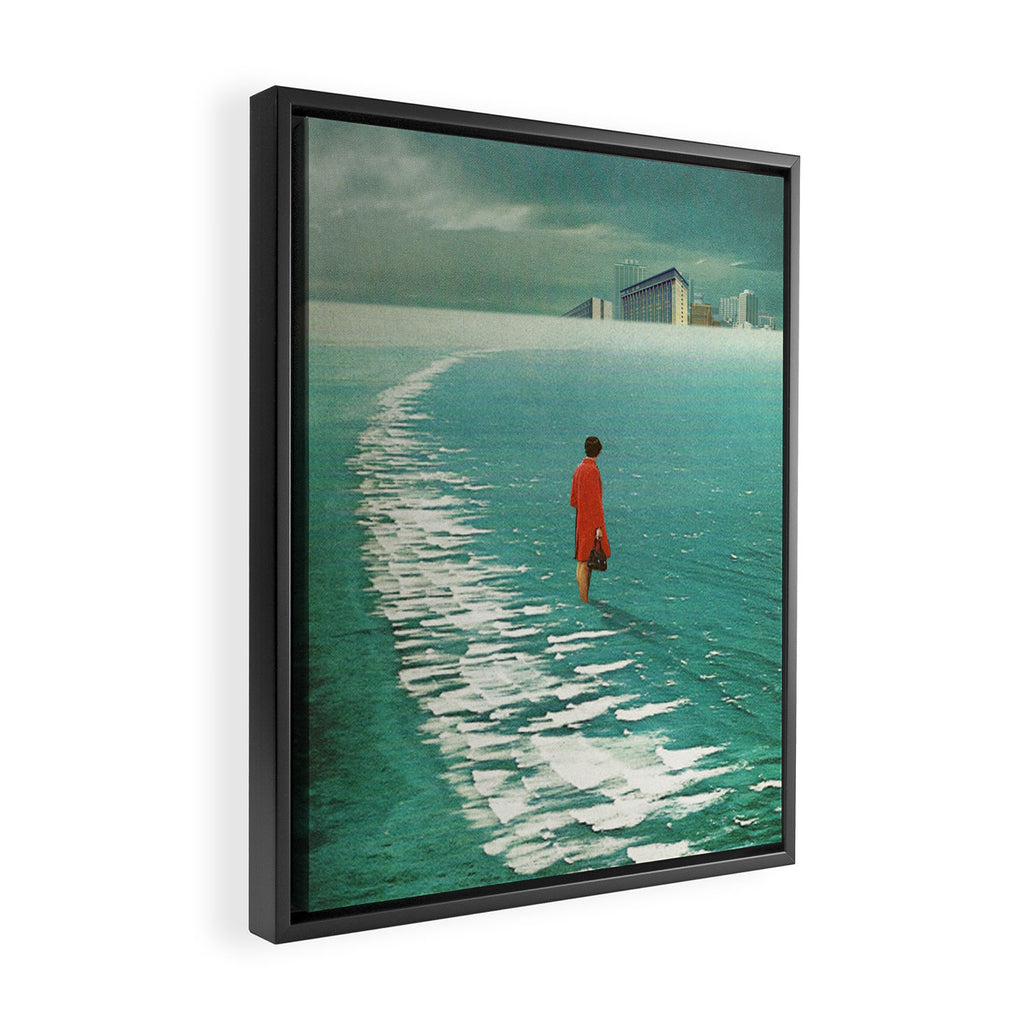 Waiting For The Cities To Fade Out Framed Canvas Print Gallery Image 2