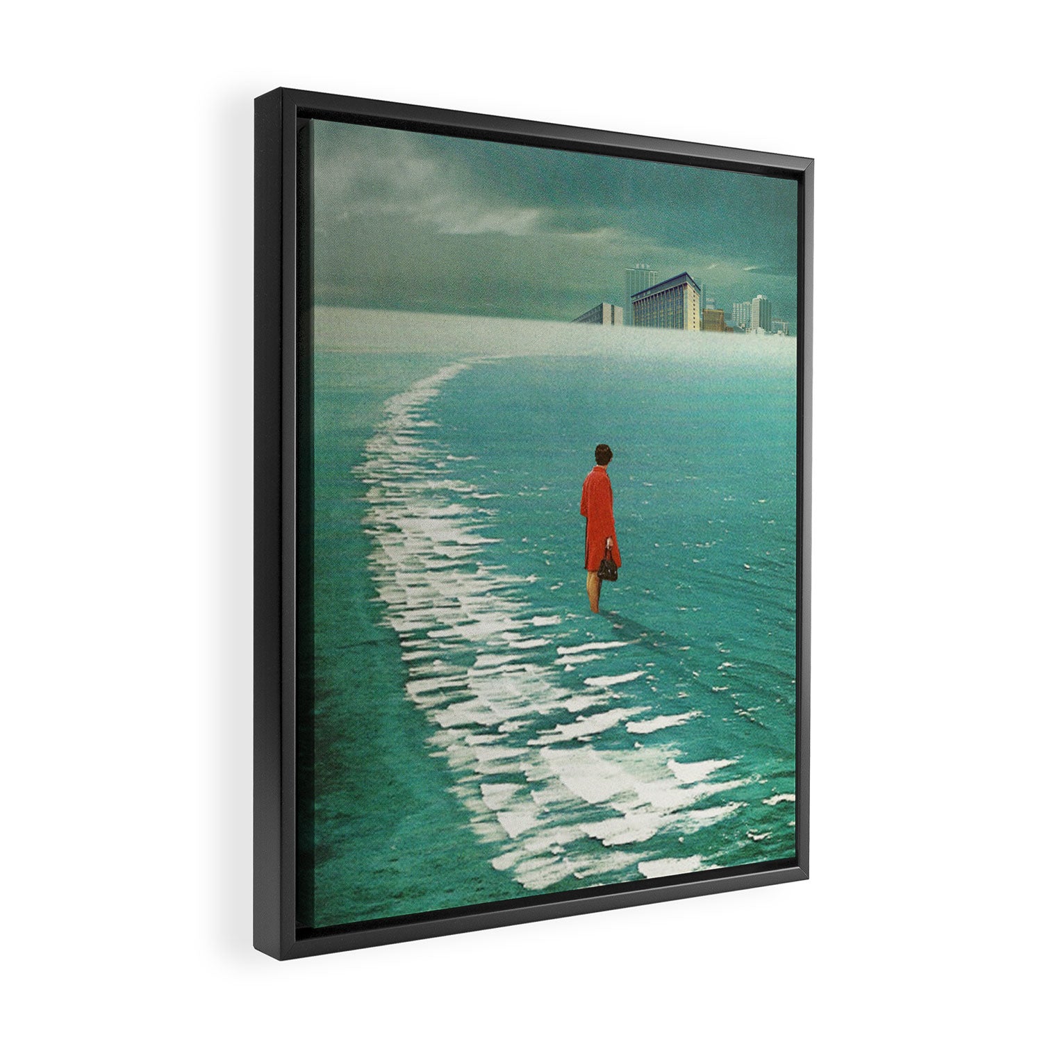 Waiting For The Cities To Fade Out Framed Canvas Print Gallery Image 2