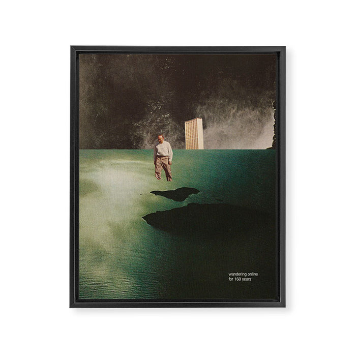 Wandering Online for 160 Years Framed Canvas Print Gallery Image 1