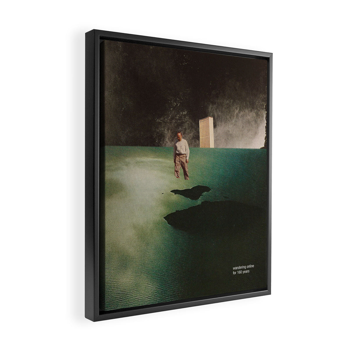 Wandering Online for 160 Years Framed Canvas Print Gallery Image 2