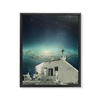 We Don't Belong Here Framed Canvas Print Gallery Image 6