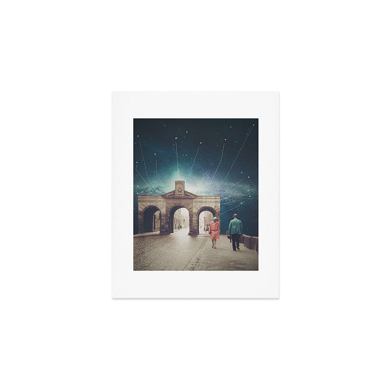 We met as Time Travellers Art Print Gallery Image 1