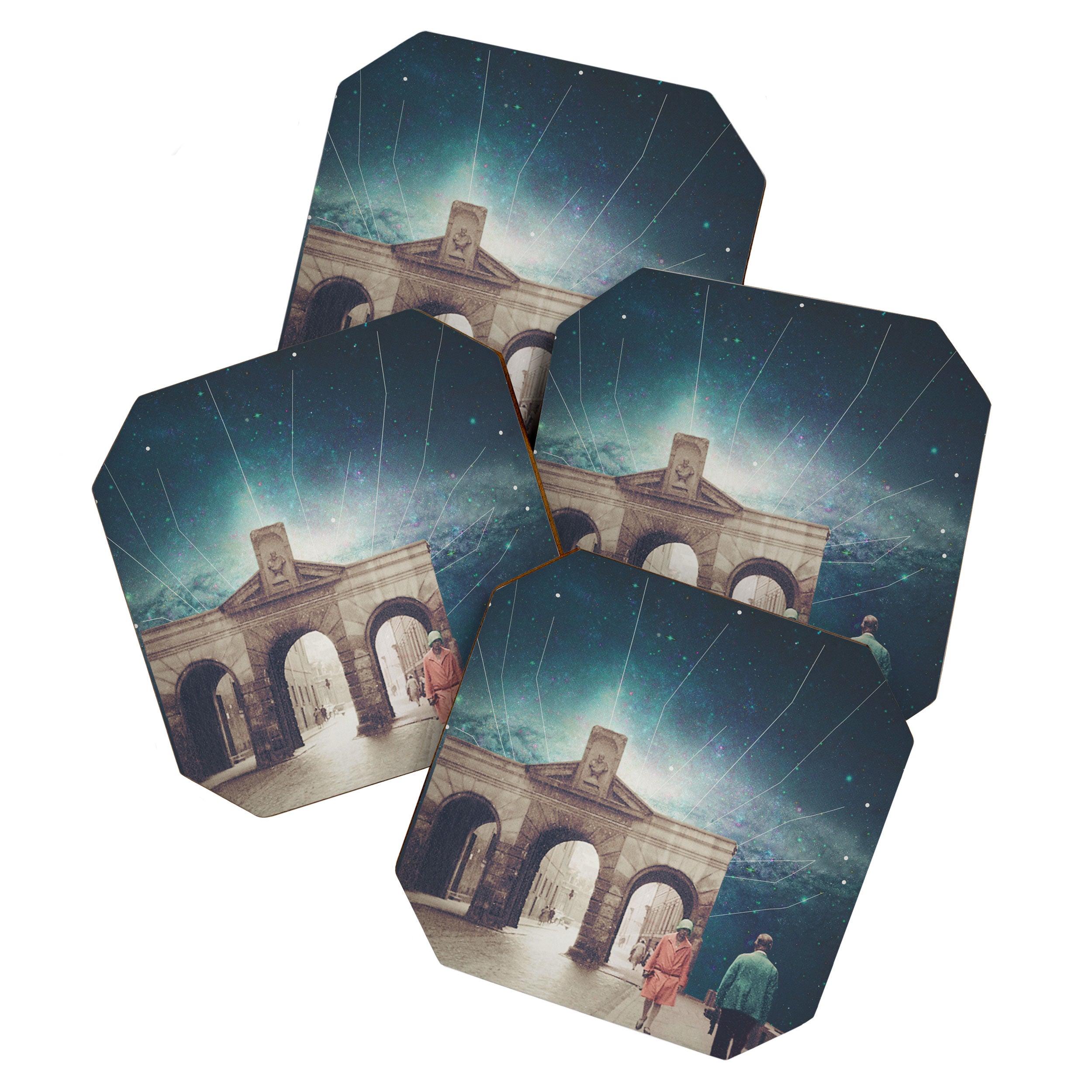 We met as Time Travellers Coaster Gallery Image 1