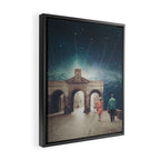 We met as Time Travellers Framed Canvas Print Gallery Image 2