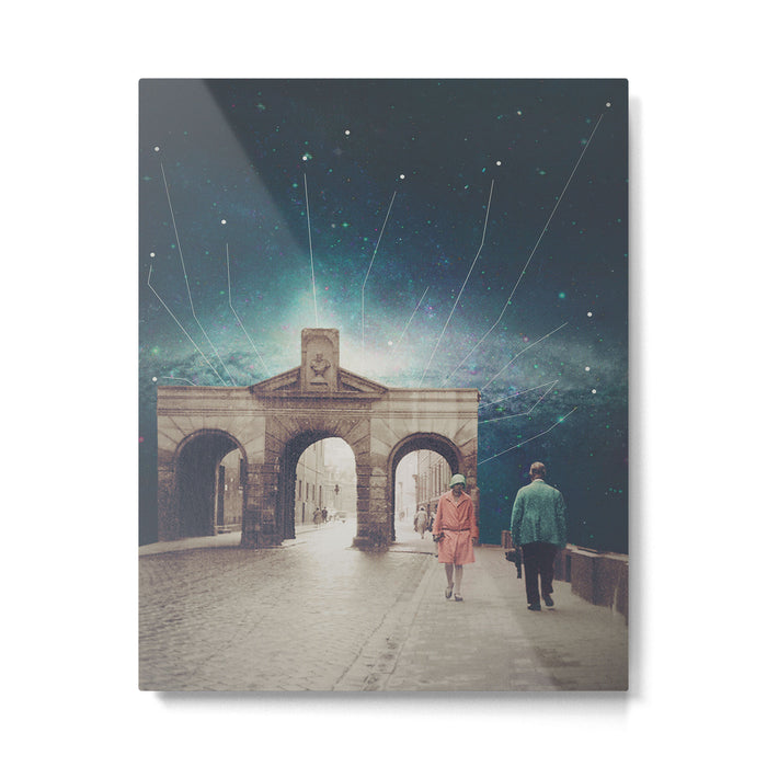 We met as Time Travellers Metal Print Gallery Image 1