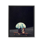 We Used To Live There Framed Canvas Print Gallery Image 6