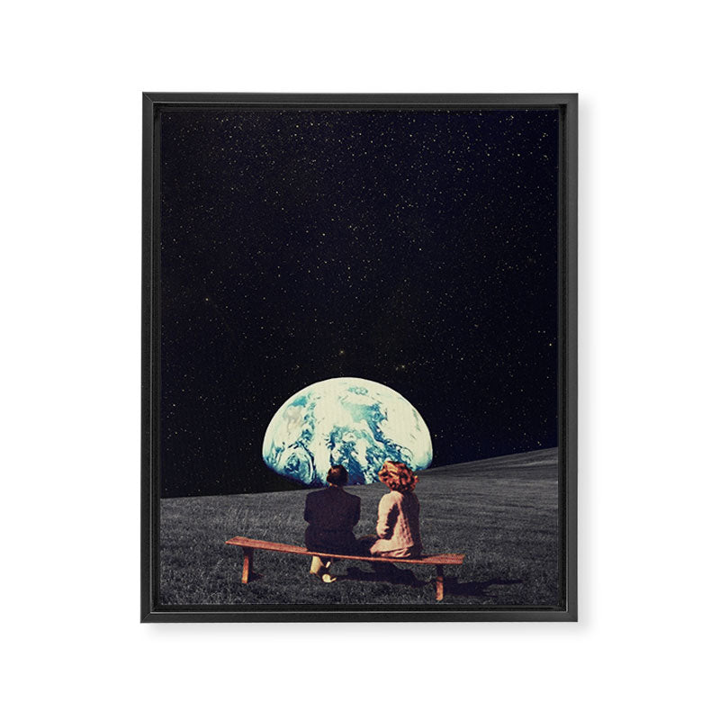 We Used To Live There Framed Canvas Print Gallery Image 6