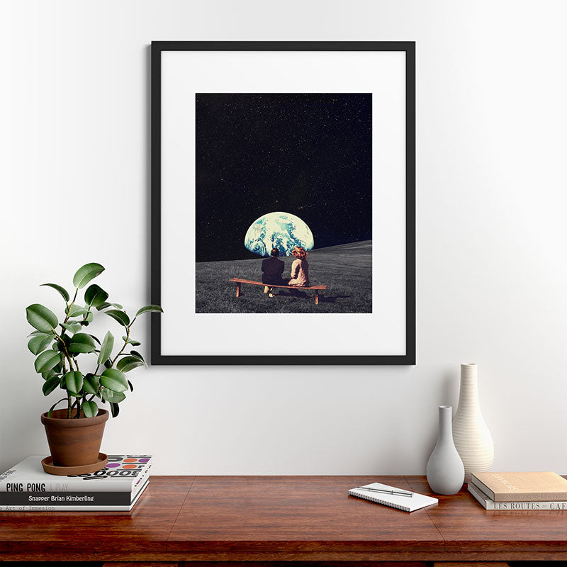 We Used To Live There Framed Art Print – Society6