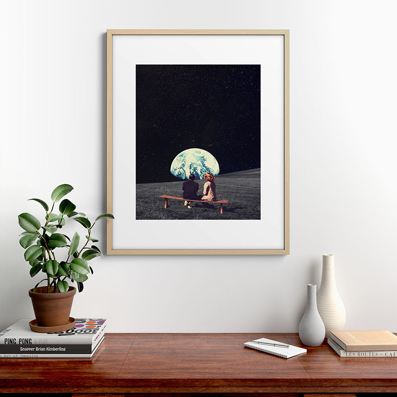 We Used To Live There Framed Art Print – Society6