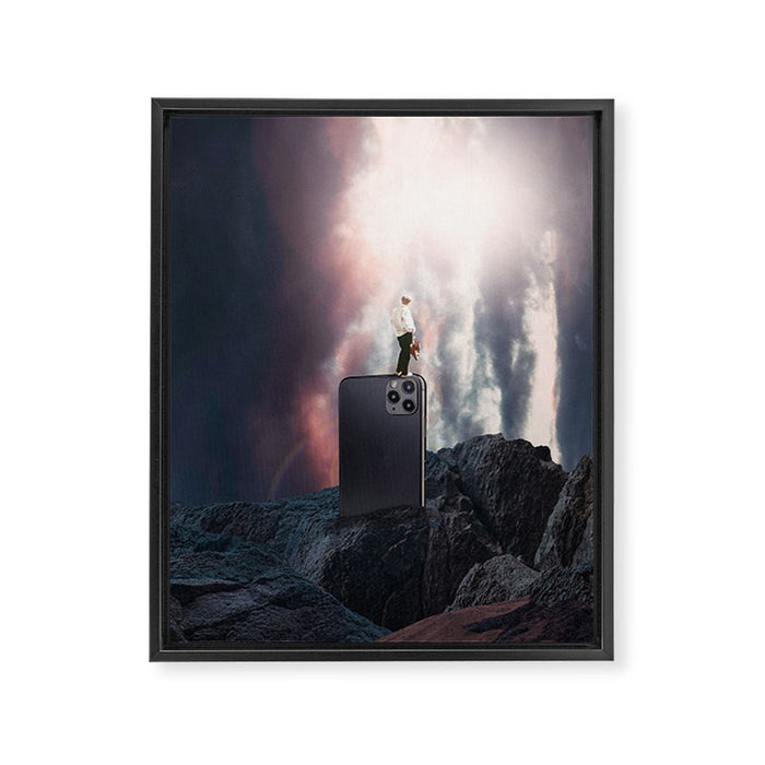 We will Escape from our Cells Framed Canvas Print Gallery Image 1