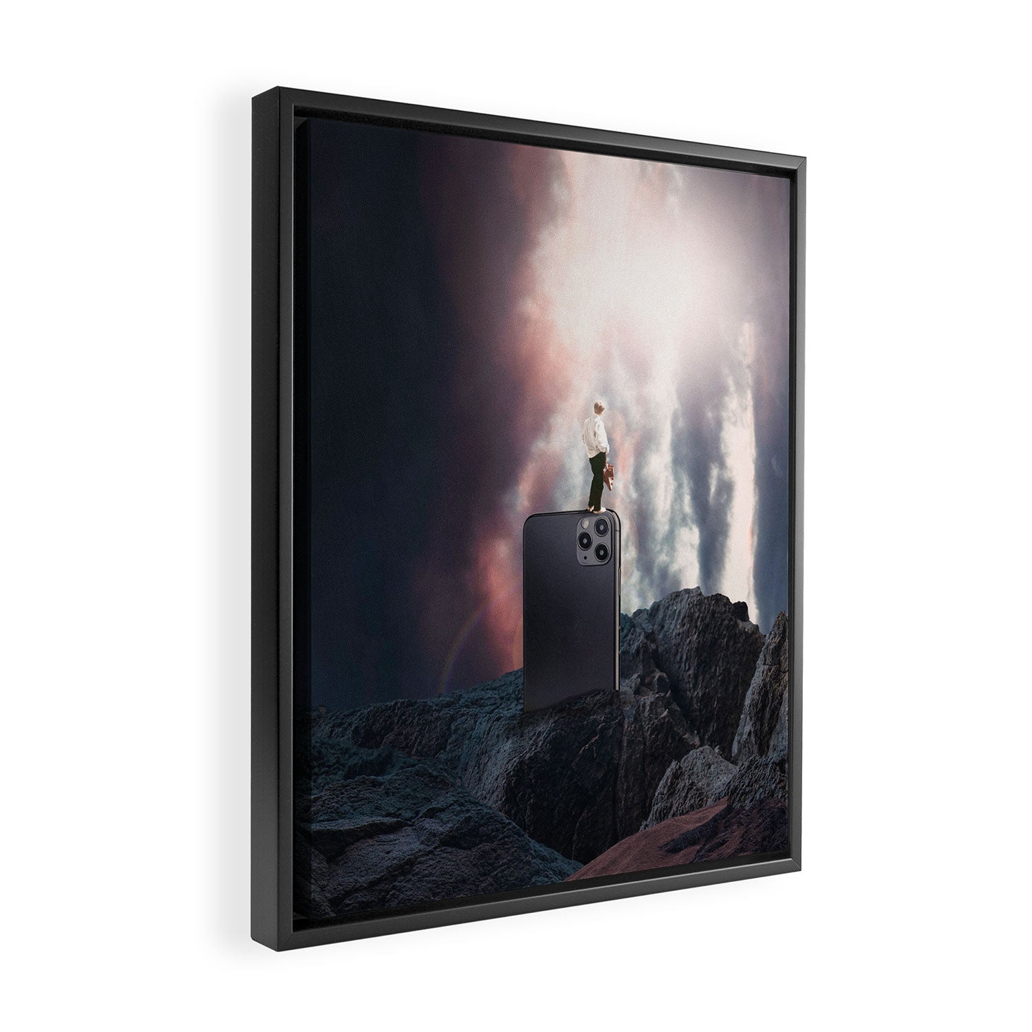 We will Escape from our Cells Framed Canvas Print Gallery Image 2