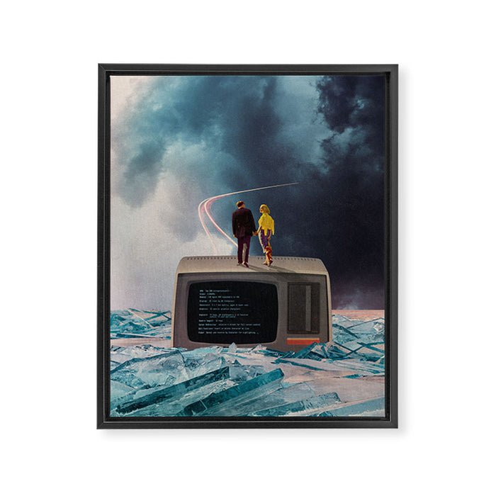 We will Get Away Framed Canvas Print Gallery Image 1